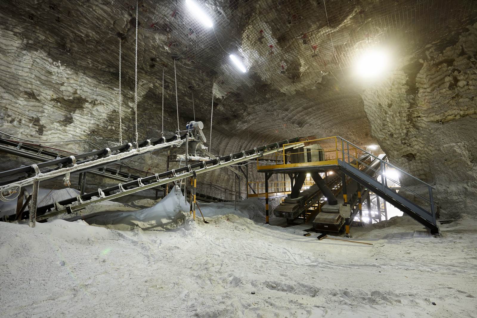 the whole production process takes place underground